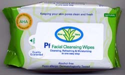 facial cleansing wipes